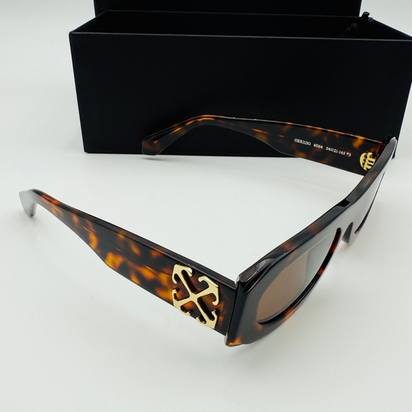 Off-White Tortoise Shell Sunglasses - Picture 4 of 5